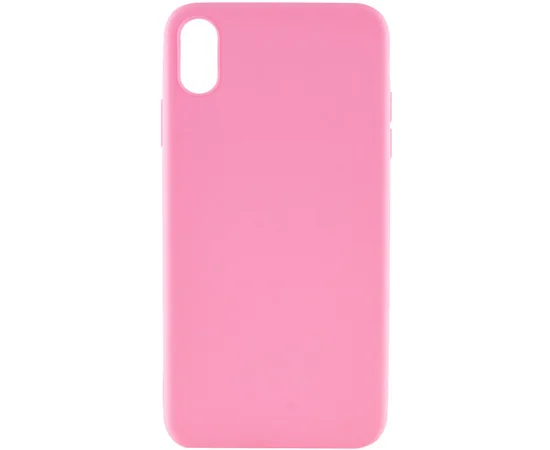 Силиконовый чехол Candy для Apple iPhone XS Max (6.5") Розовый