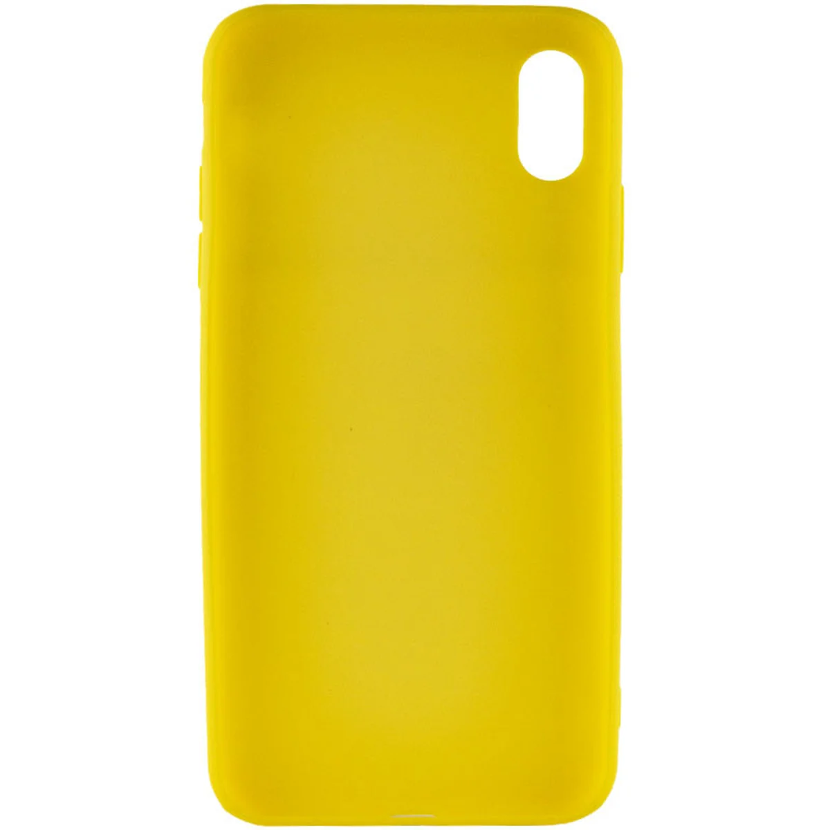 Силиконовый чехол Candy для Apple iPhone XS Max (6.5") Желтый