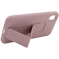 Чехол Silicone Case Hand Holder для Apple iPhone XS Max (6.5") Розовый / Pink Sand