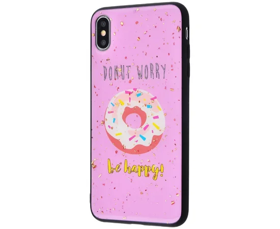 TPU чехол Confetti Fashion для Apple iPhone XS Max (6.5") Be Happy