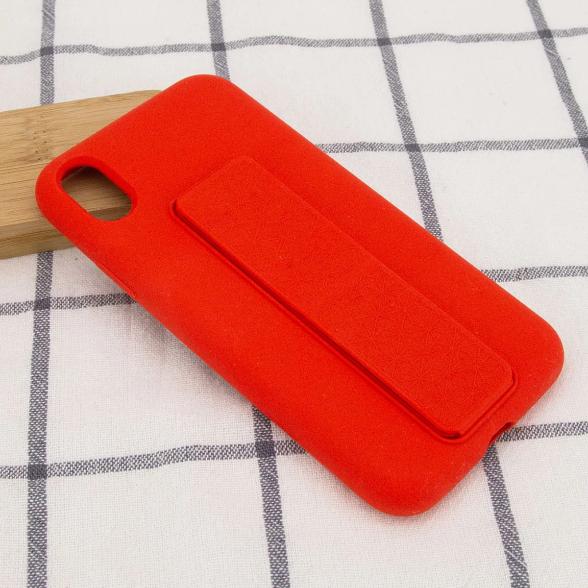 Чохол Silicone Case Hand Holder для Apple iPhone XS Max (6.5 ") Червоний / Red