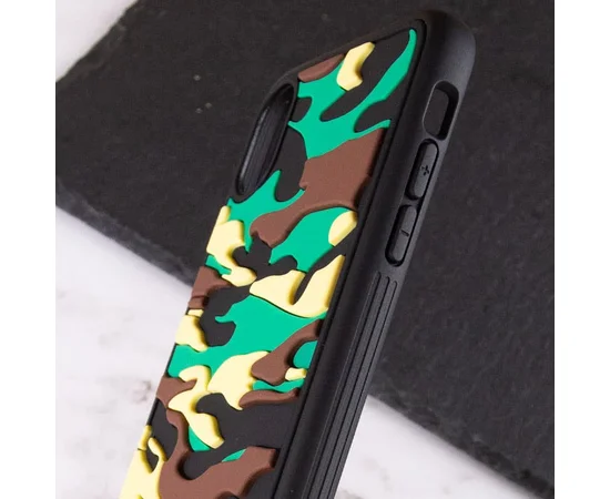 Чехол TPU+PC Army Collection для Apple iPhone XS Max (6.5") Зеленый