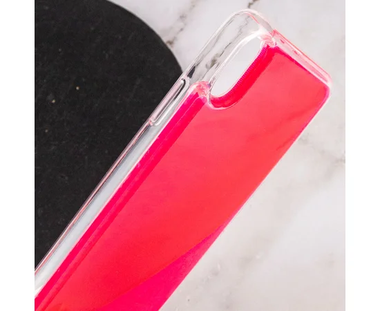 Неоновый чехол Neon Sand glow in the dark для Apple iPhone XS Max (6.5") Розовый