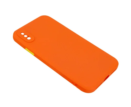 Чехол TPU Square Full Camera для Apple iPhone XS Max (6.5") Оранжевый