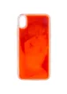 Неоновый чехол Neon Sand glow in the dark для Apple iPhone XS Max (6.5") Фиолетовый / Оранжевый