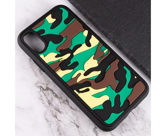 Чехол TPU+PC Army Collection для Apple iPhone XS Max (6.5") Зеленый