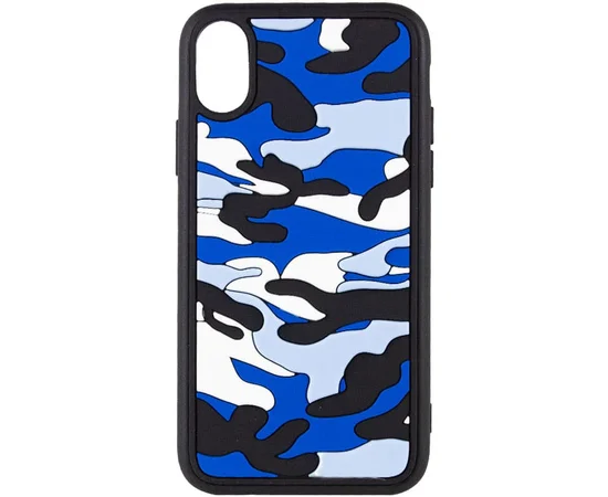 Чехол TPU+PC Army Collection для Apple iPhone XS Max (6.5") Синий