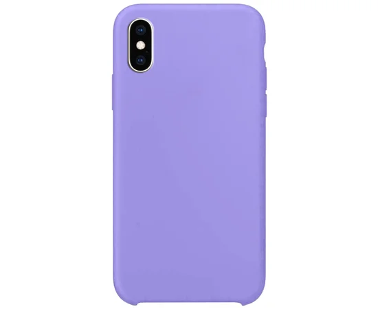 Силиконовый чехол Soft cover для Apple iPhone XS Max (6.5") Сиреневый / Dasheen