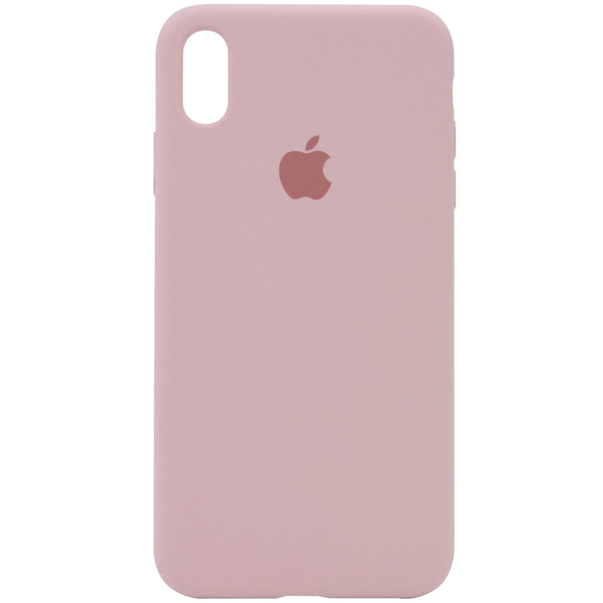Чохол Silicone case (A) (з закритим низом) для Apple iPhone XS Max (6.5 ") Рожевий / Pink Sand