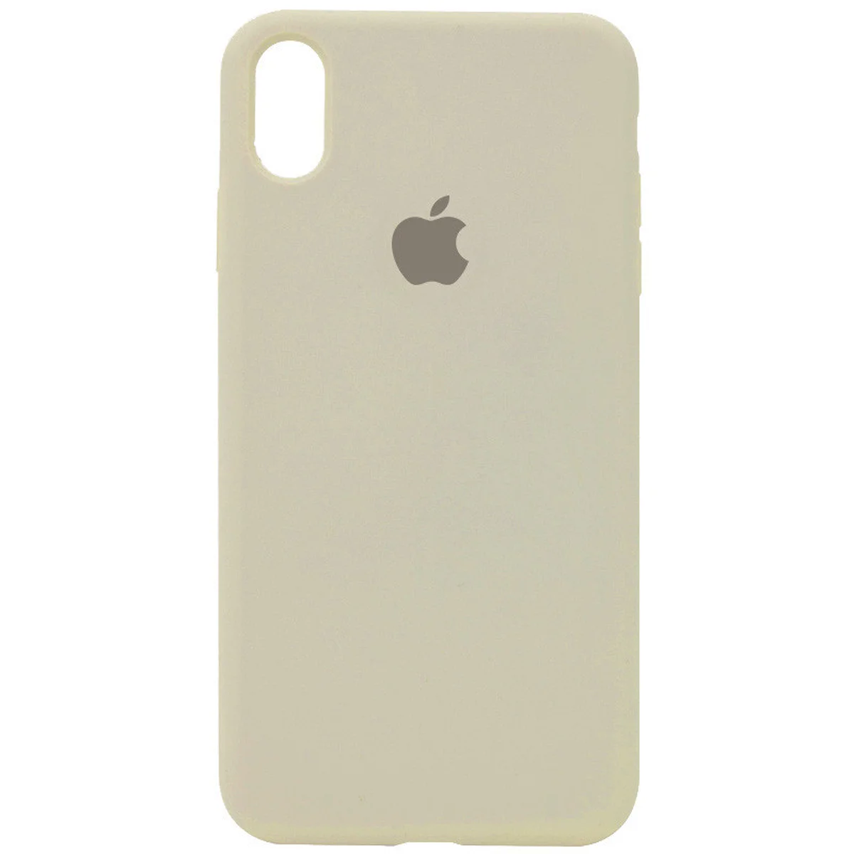 Чохол Silicone Case Full Protective (AA) для Apple iPhone XS Max (6.5 ") Бежевий / Antigue White