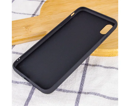 TPU+Glass чехол GLOSSY Logo Full camera для Apple iPhone XS Max (6.5") Черный