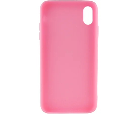 Силиконовый чехол Candy для Apple iPhone XS Max (6.5") Розовый