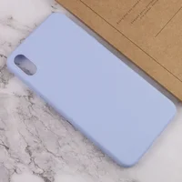 Силиконовый чехол Candy для Apple iPhone XS Max (6.5") Голубой / Lilac Blue