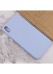 Силиконовый чехол Candy для Apple iPhone XS Max (6.5") Голубой / Lilac Blue