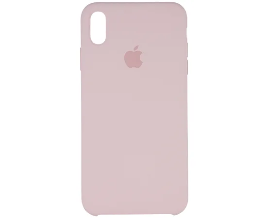 Чехол Silicone case (A) для Apple iPhone XS Max (6.5") Розовый / Pink Sand