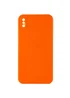 Силиконовый чехол Candy Full Camera для Apple iPhone XS Max (6.5") Оранжевый / Orange