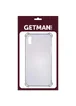TPU чехол GETMAN Ease logo усиленные углы для Apple iPhone XS Max (6.5") Серый (прозрачный)