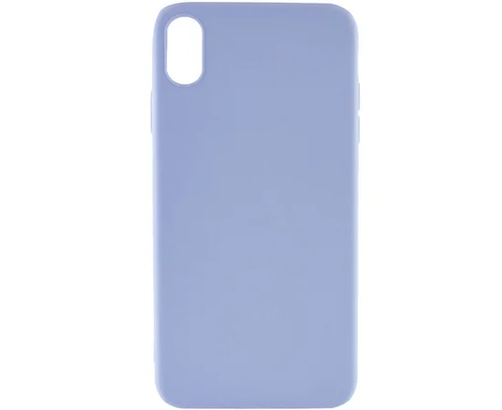 Силиконовый чехол Candy для Apple iPhone XS Max (6.5") Голубой / Lilac Blue
