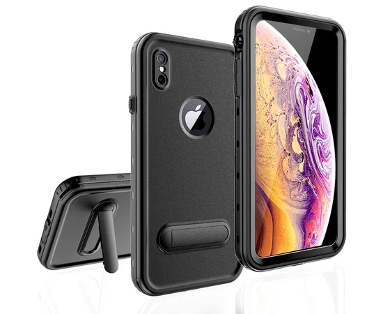 Водонепроницаемый чехол Shellbox с подставкой для Apple iPhone XS Max (6.5") Черный