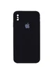 Чехол Silicone Case Square Full Camera Protective (AA) для Apple iPhone XS Max (6.5") Черный / Black