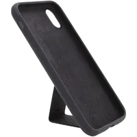 Чохол Silicone Case Hand Holder для Apple iPhone XS Max (6.5 ") Чорний / Black