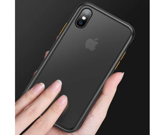 TPU чехол LikGus Maxshield для Apple iPhone XS Max (6.5") Черный