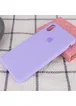 Чохол Silicone case (A) (з закритим низом) для Apple iPhone XS Max (6.5 ") Бузковий / Dasheen