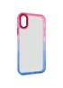 Чехол TPU+PC Fresh sip series для Apple iPhone XS Max (6.5") Синий / Розовый