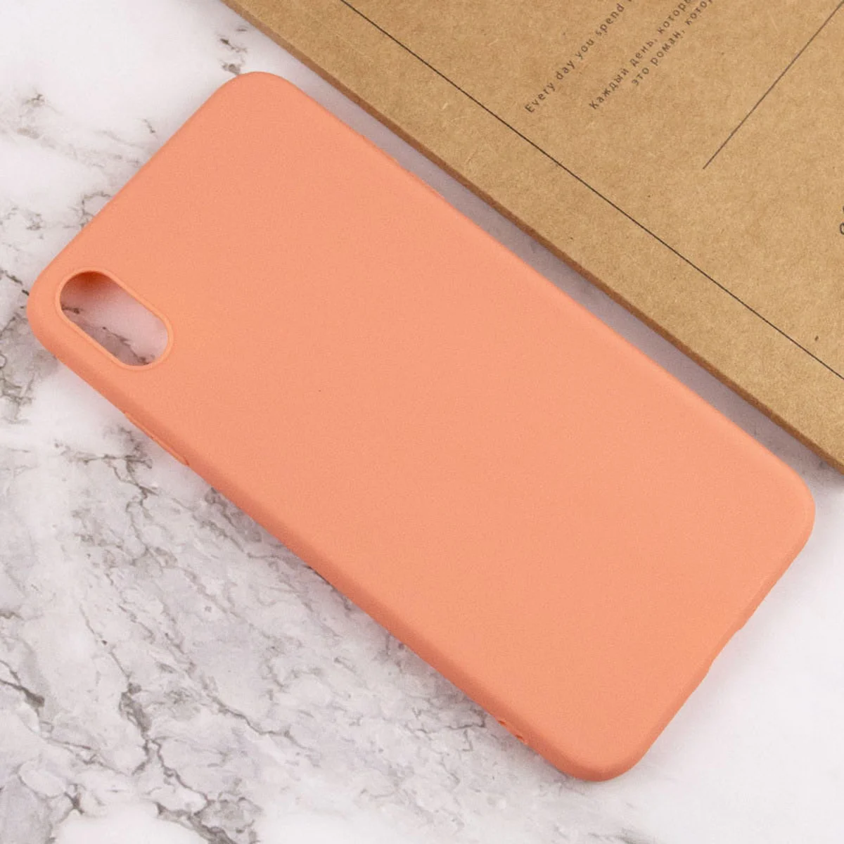 Силиконовый чехол Candy для Apple iPhone XS Max (6.5") Rose Gold