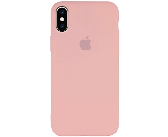 Чехол Silicone Case Slim Full Protective для Apple iPhone XS Max (6.5") Розовый / Pink