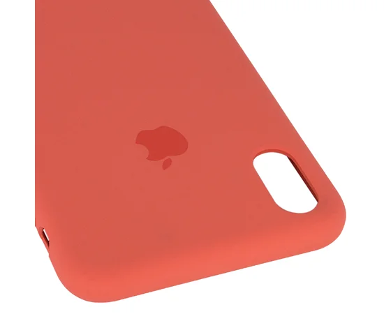 Чехол Silicone case (AAA) для Apple iPhone XS Max (6.5") Оранжевый / Nectarine