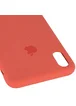 Чехол Silicone case (AAA) для Apple iPhone XS Max (6.5") Оранжевый / Nectarine