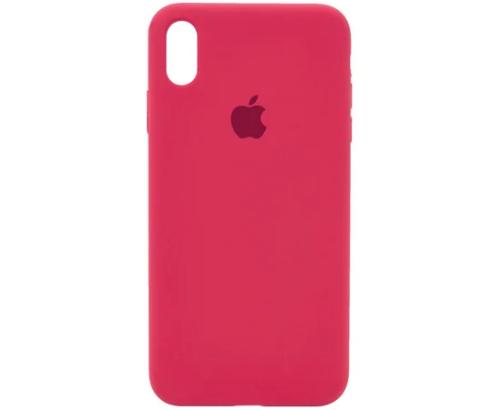 Чехол Silicone Case Full Protective (AA) для Apple iPhone XS Max (6.5") Розовый / Living coral