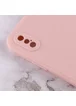 Силиконовый чехол Candy Full Camera для Apple iPhone XS Max (6.5") Розовый / Pink Sand