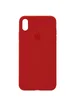 Чехол Silicone Case Full Protective (AA) для Apple iPhone XS Max (6.5") Красный / Dark Red