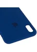 Чехол Silicone case (AAA) для Apple iPhone XS Max (6.5") Синий / Blue Horizon