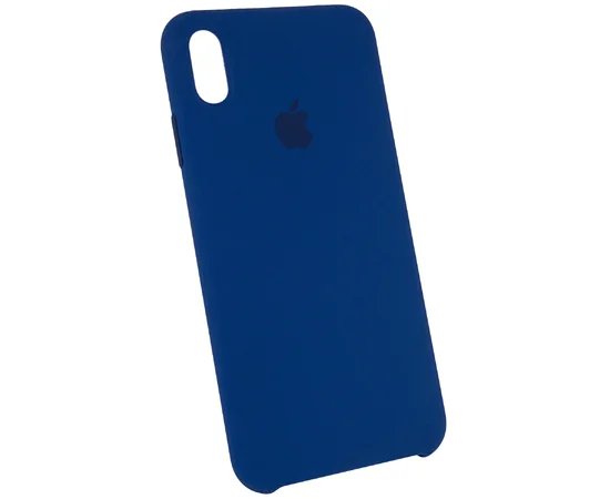 Чохол Silicone case (AAA) для Apple iPhone XS Max (6.5 ") Синій / Blue Horizon