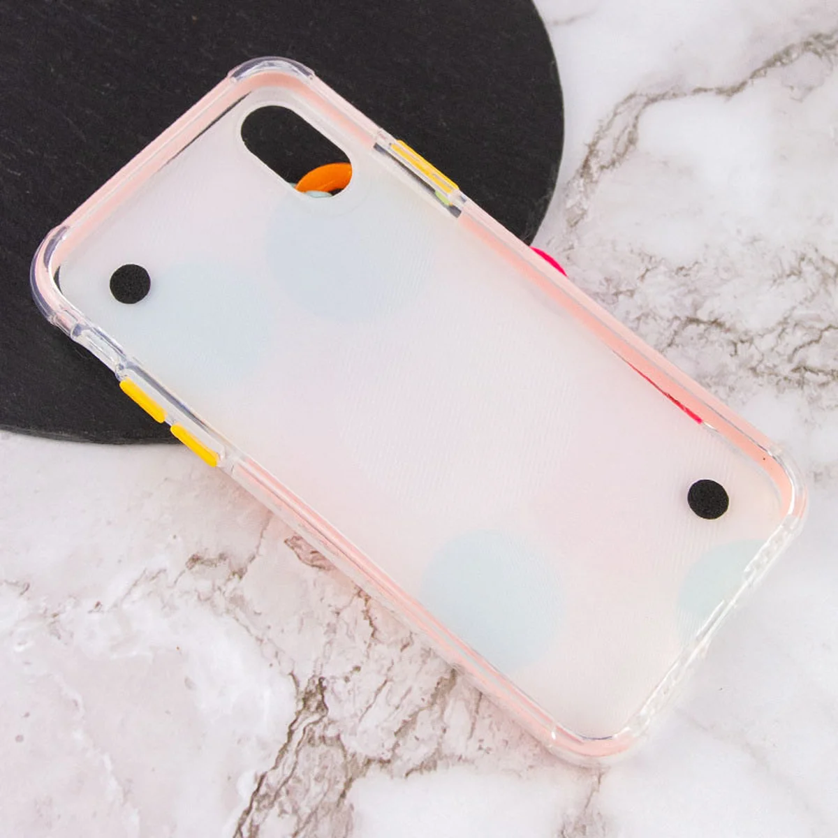 TPU+PC чохол Colorspot з ремінцем-ланцюгом для Apple iPhone XS Max (6.5") Bubbles