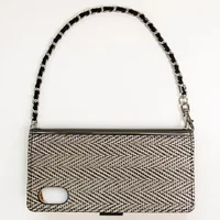 Чехол книжка Molan Cano Rara Diary для Apple iPhone XS Max (6.5") Черно-белый зигзаг