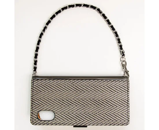 Чехол книжка Molan Cano Rara Diary для Apple iPhone XS Max (6.5") Черно-белый зигзаг