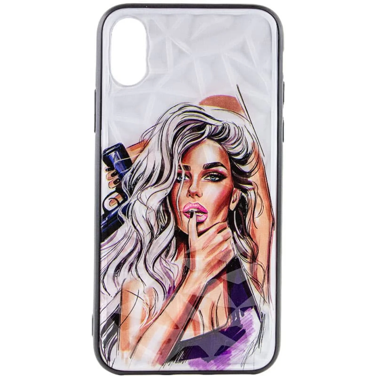 TPU+PC чехол Prisma Ladies для Apple iPhone XS Max (6.5") Purple