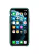 Чехол Silicone case (A) для Apple iPhone XS Max (6.5") Зеленый / Pine green