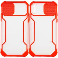 Чохол Camshield matte Ease TPU зі шторкою для Apple iPhone XS Max (6.5") Червоний