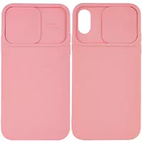 Чохол Camshield Square TPU зі шторкою для камери для Apple iPhone XS Max (6.5 ") Rose Gold