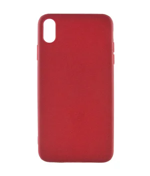 Силиконовый чехол Candy для Apple iPhone XS Max (6.5") Бордовый