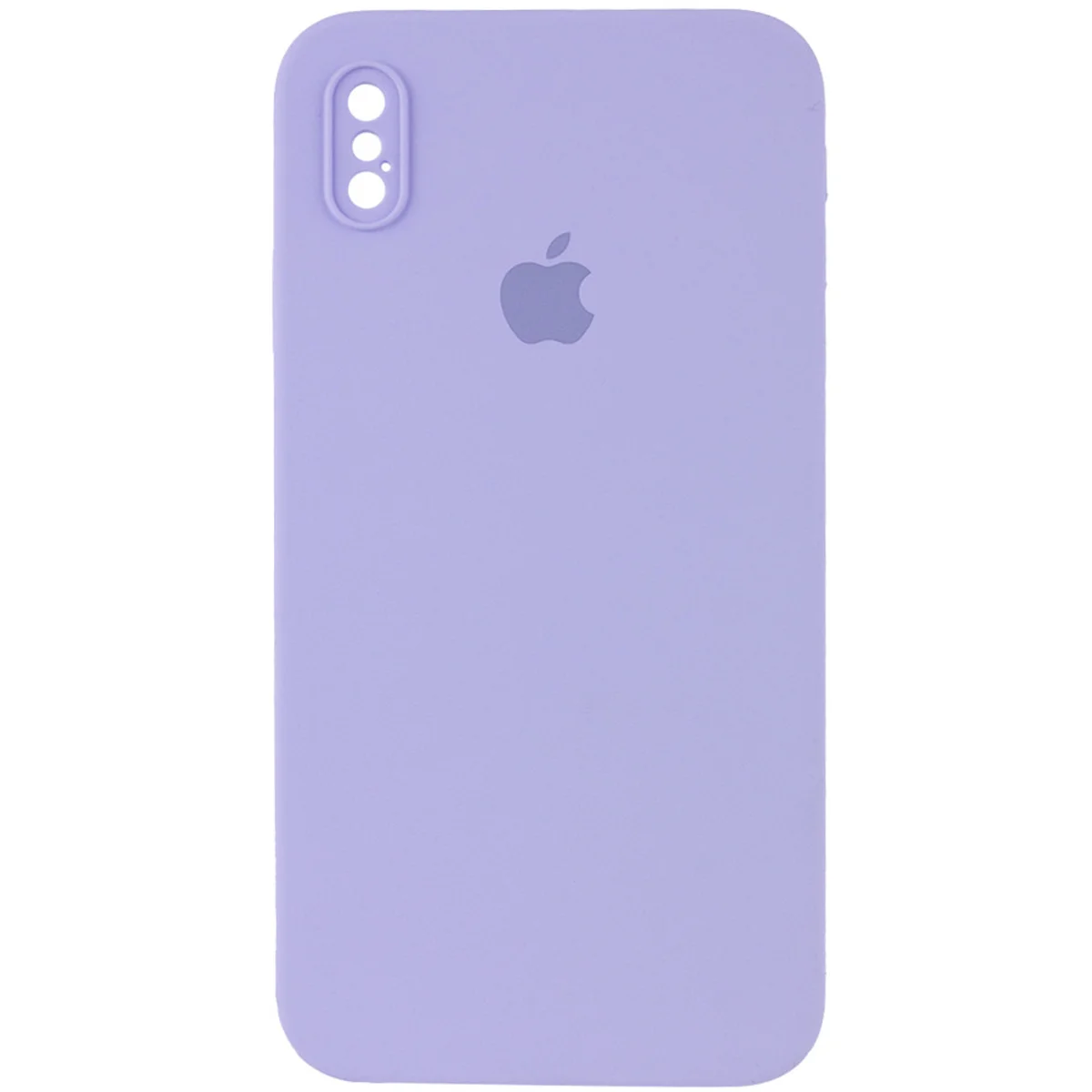 Чохол Silicone Case Square Full Camera Protective (AA) для Apple iPhone XS Max (6.5 ") Бузковий / Dasheen