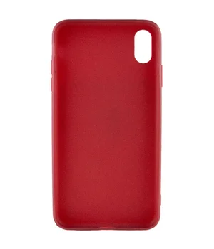 Силиконовый чехол Candy для Apple iPhone XS Max (6.5") Бордовый