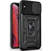 Ударопрочный чехол Camshield Serge Ring для Apple iPhone XS Max (6.5") Черный