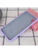 Чехол Silicone case (A) (с закрытым низом) для Apple iPhone XS Max (6.5") Сиреневый / Dasheen