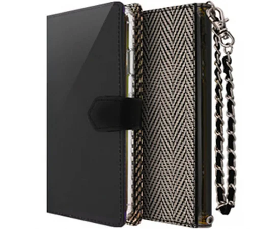 Чехол книжка Molan Cano Rara Diary для Apple iPhone XS Max (6.5") Черно-белый зигзаг